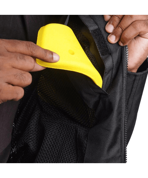 Korda Edge Riding Jacket - Black & Fluorescent Yellow