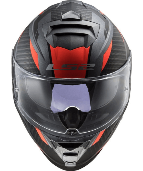 LS2 FF800 Storm II Helmet - Racer Matt Titanium Fluro Orange