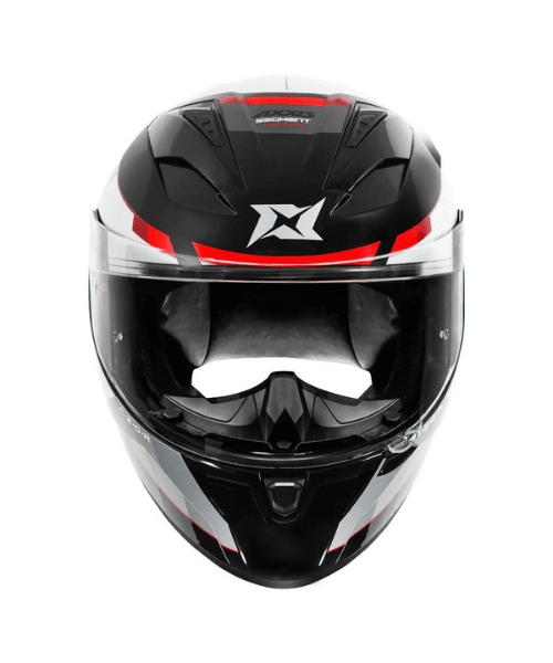 Axxis Segment Azor B5 Helmet - Gloss Red Black