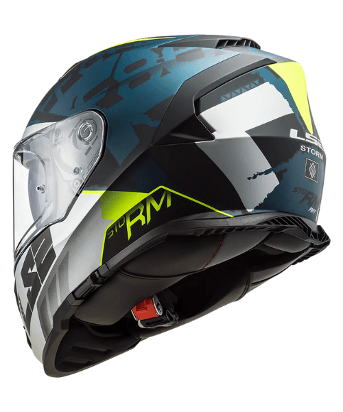 LS2 FF800 Storm Sprinter Helmet - Matt Black Silver Cobalt