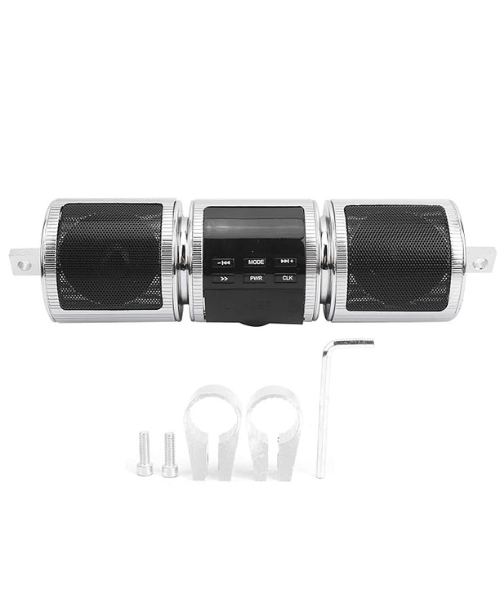 Moto Arch 12V Motorcycle Bluetooth Speaker - Silver
