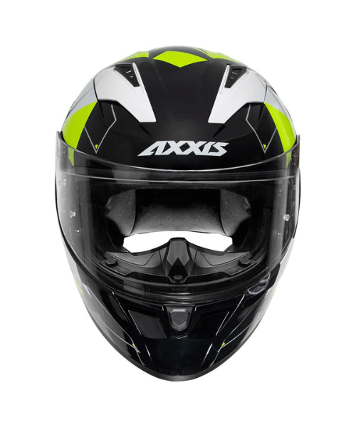 Axxis Segment Switch B3 Helmet - Gloss Black Fluorescent Yellow
