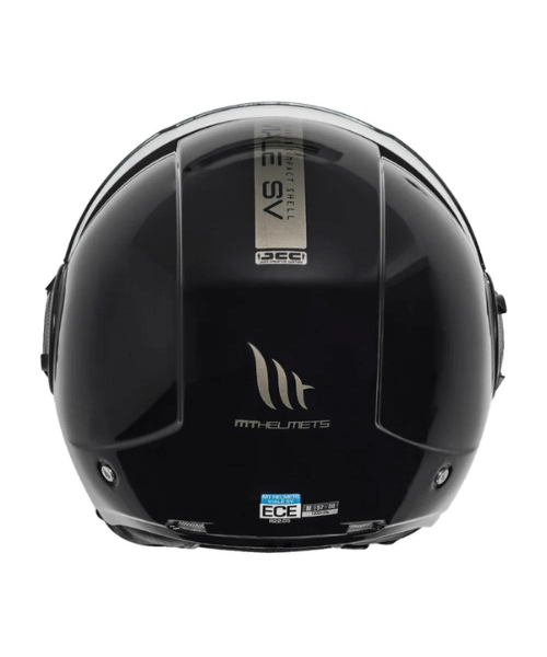 MT Viale Phantom Half Face Helmet - Gloss Black