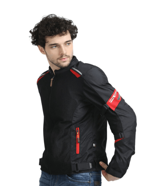 Solace AIR-X V3 Riding Jacket - Black Red