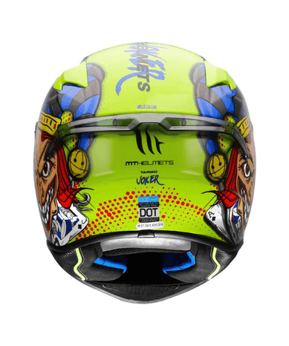 MT Targo Pro Joker Helmet – Gloss Fluorescent Yellow