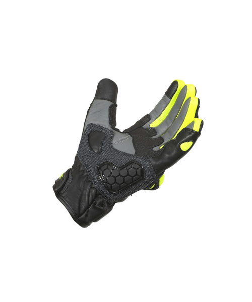 BBG Snell Iconic Riding Gloves - Neon