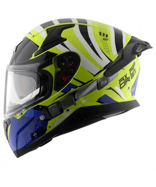 Axor Apex Hex-2 Helmet - Neon Yellow Blue