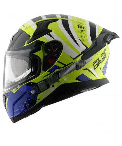 Axor Apex Hex-2 Helmet - Neon Yellow Blue