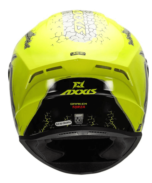 Axxis Draken S Forza Helmet - Fluorescent Yellow