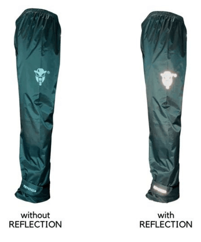 Mototech Hurricane TourPro Rain Overtrousers - Waterproof Pants - Dark Grey