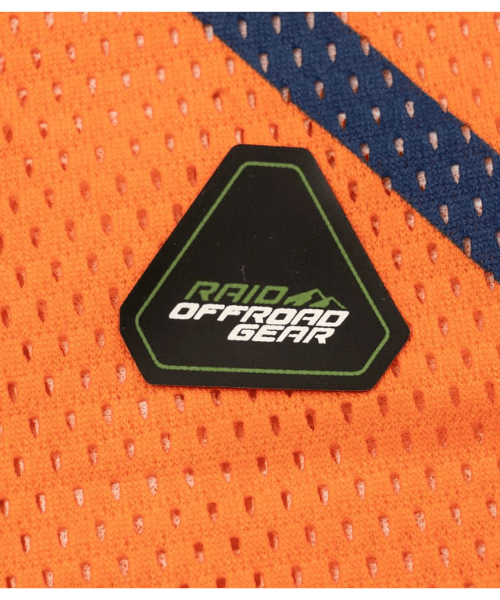 Rynox Switchback Neo Offroad Jersey - Hi-Viz Orange Blue