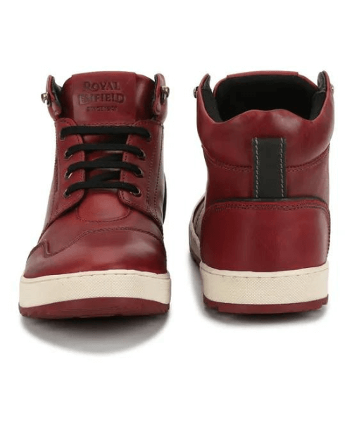 Royal Enfield Scud Riding Boots - Red