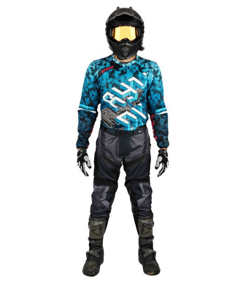 Rynox Fusion Neo Offroad Jersey - Cyber Blue