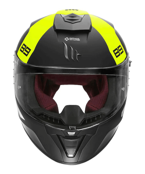 MT Helmet Blade 2SV 89 - Matt Flourescent Yellow