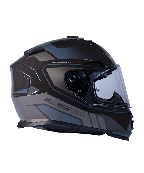 LS2 FF800 Storm II Full Face Helmet - Fist Black Black 7C