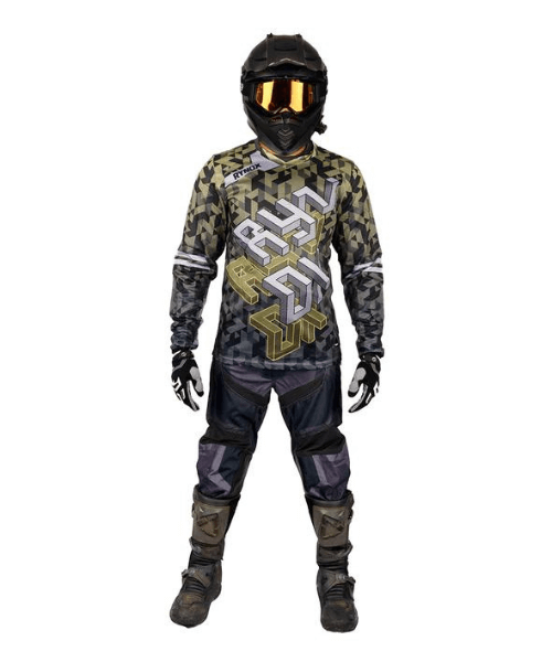 Rynox Fusion Neo Offroad Jersey - Camo Green