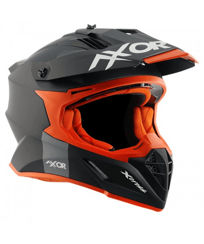 Axor X-Cross Helmet - Dull Black Orange