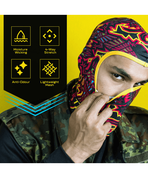 Tiivra Chameleon Balaclava - Red