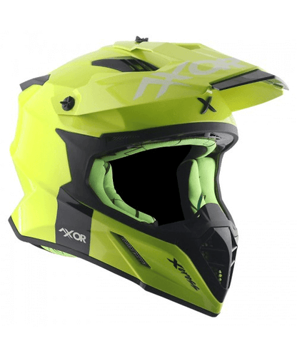 Axor X-Cross Helmet - Neon Yellow Green