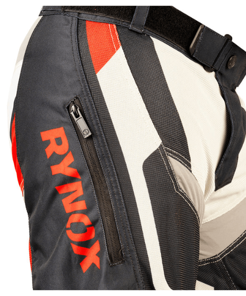 Rynox Dune Neo Offroad Pants - Black Red