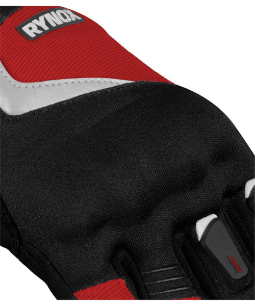 Rynox Helium GT Riding Gloves - Black Red