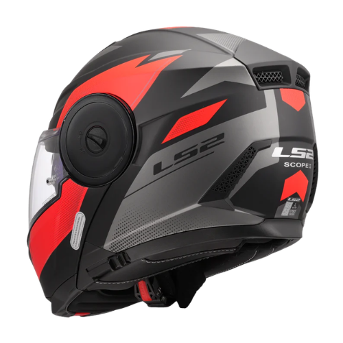 LS2 FF902 Scope ll Duria Helmet - Matt Black Red - LS2