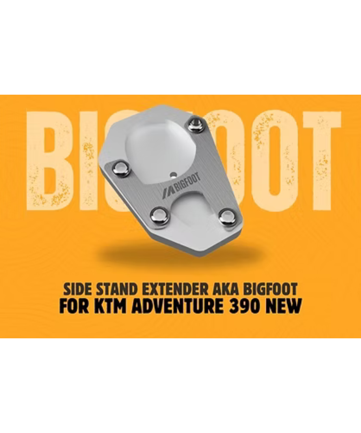 Motoverse Factory Customs Bigfoot Shoe Stand Extender for Bajaj KTM Adv 390 2025 -  MB-KTM-ADV-X/S
