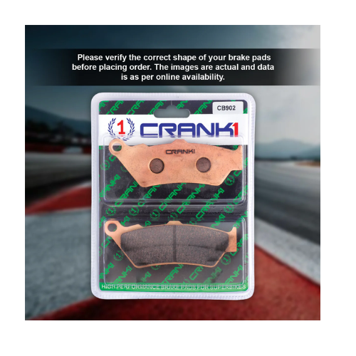 Crank1 Sintered Brake Pads for BMW K 1600 GT / GTL (2017-2021)