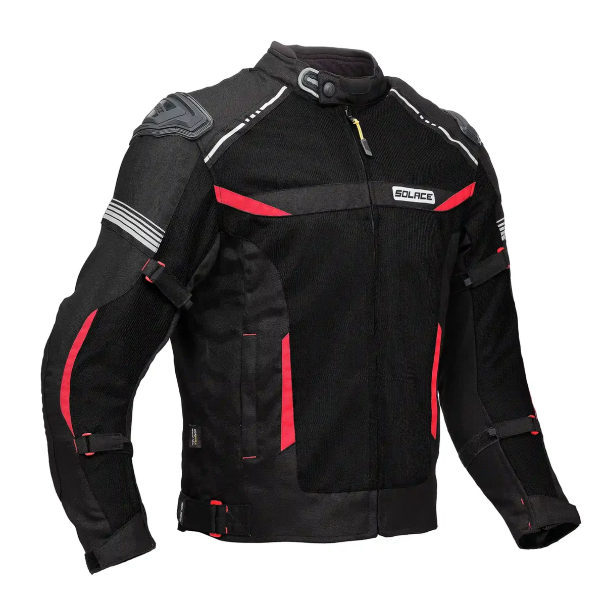 Solace Ramble V2 Motorcycle Riding Jacket - Black Red
