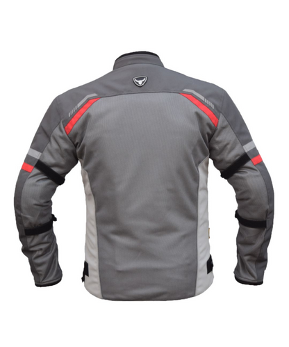 Bison ProGear Raptor V.2 Riding Jacket - Grey Red
