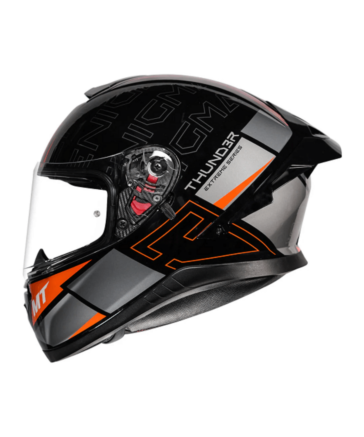 MT Thunder 3 SV Pro Enigma Helmet - Gloss Orange - MT Helmets