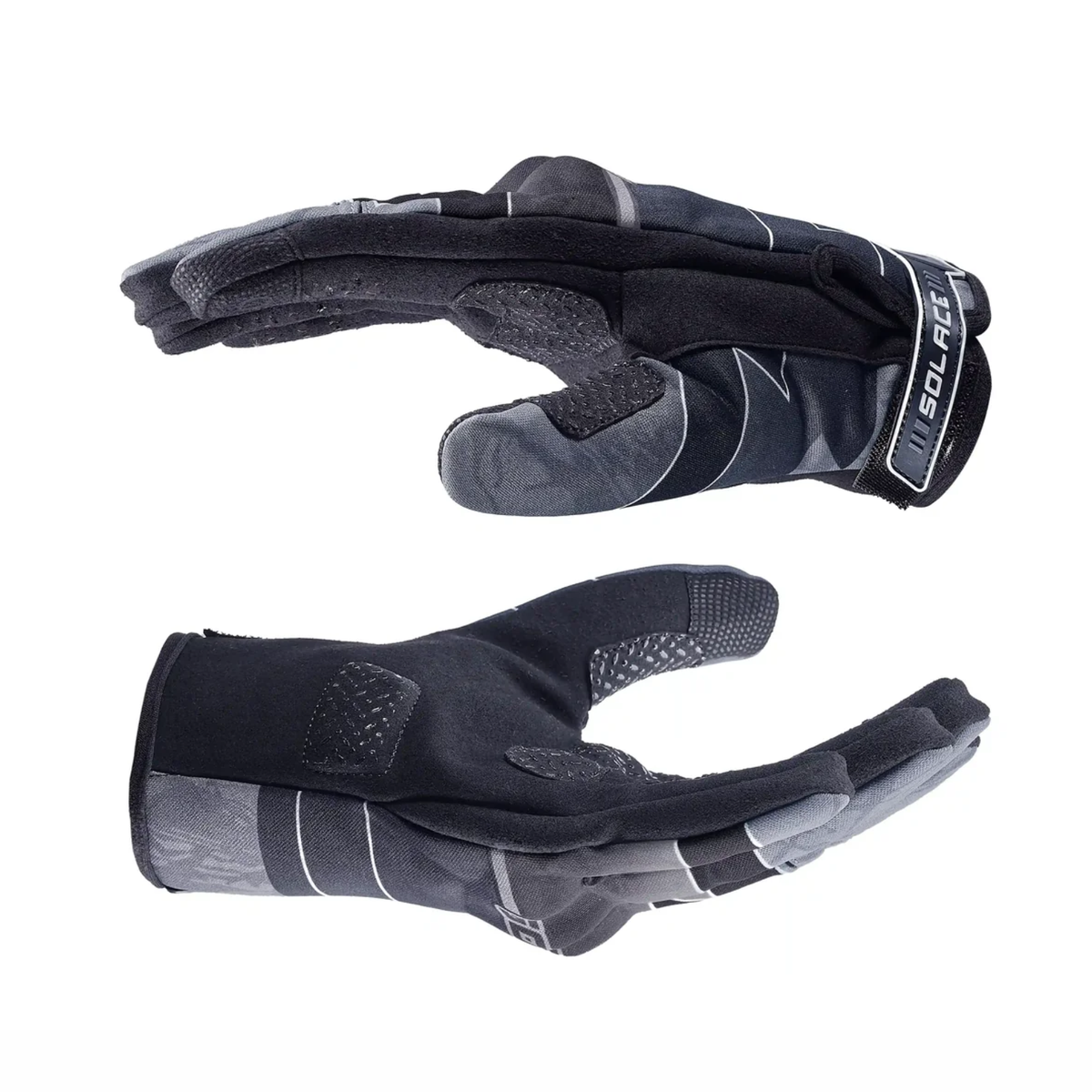 Solace Octane Off Road Gloves - Black Grey