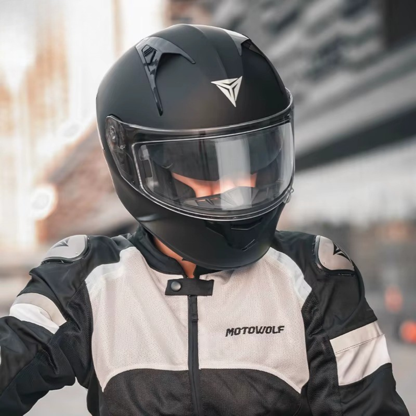 Motowolf Helmet Visor Anti-Fog P1 Sticker