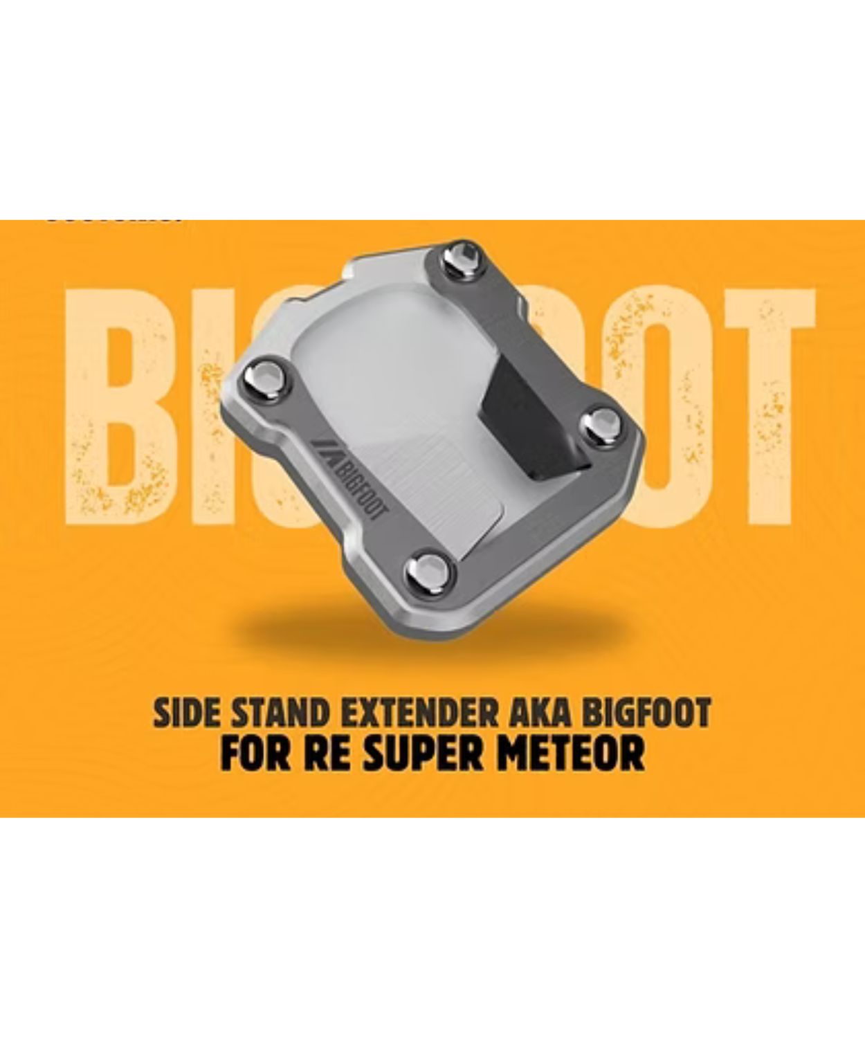 Motoverse Factory Customs Bigfoot Shoe Stand Extender for RE Super Meteor 650 - MB-RE-SM650