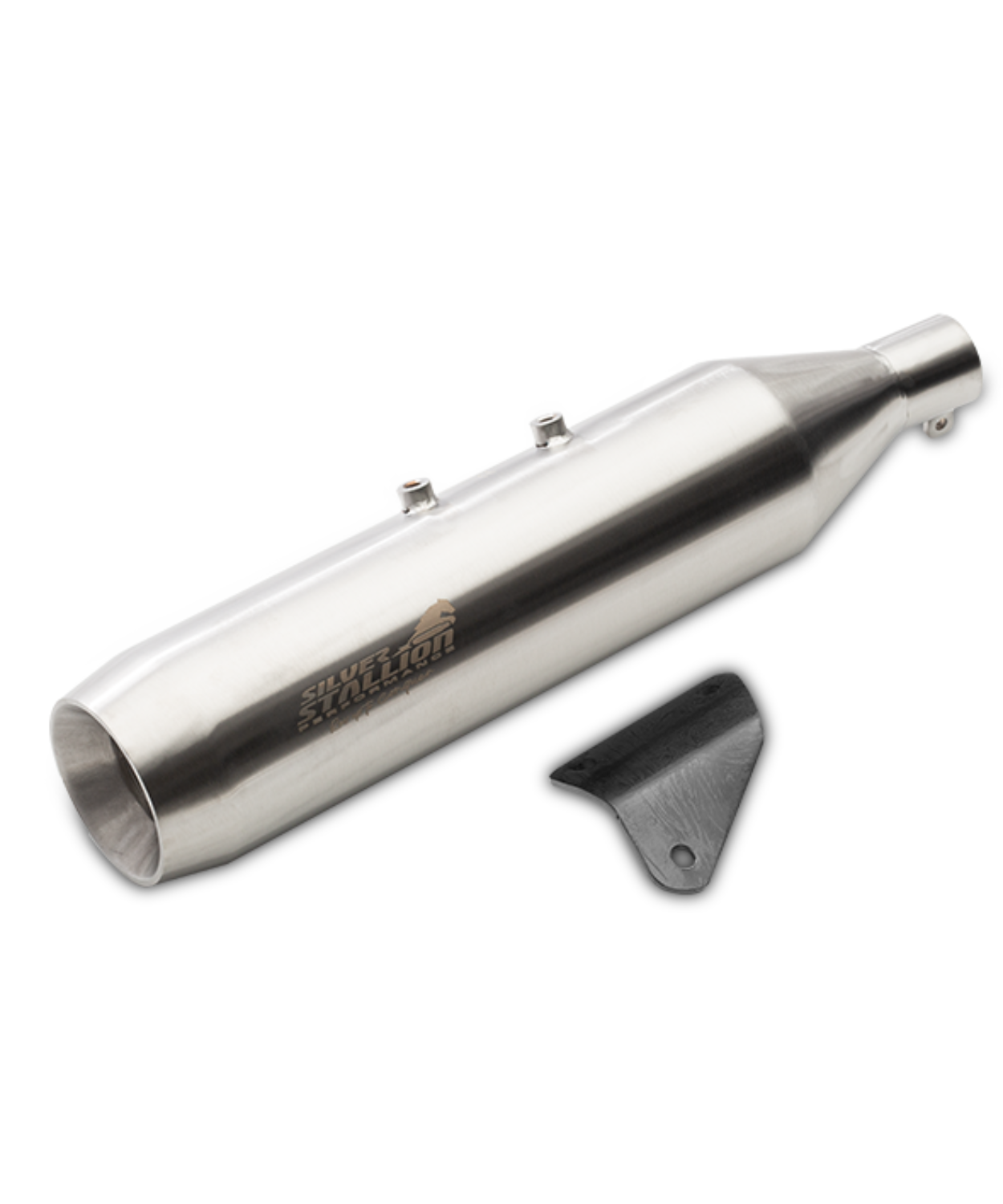 Silver Stallion RE Glide Himalayan 411 / Scram 411 / Scram 440 Performance Exhuast Systems - Matt Brushed Finishes