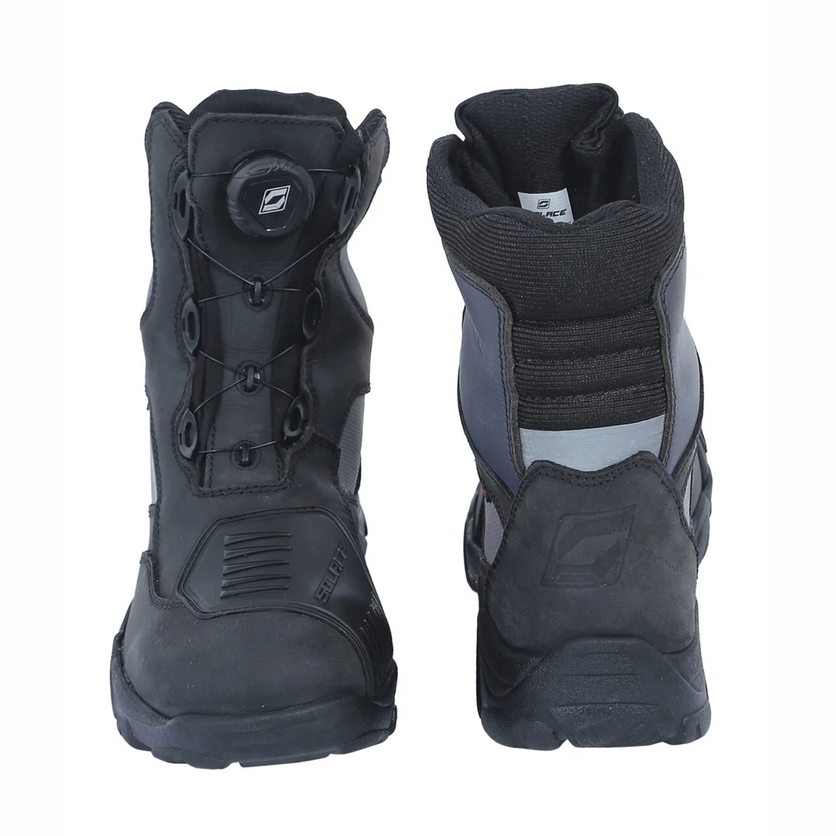 Solace Sparknit Moto Riding Boot - Black