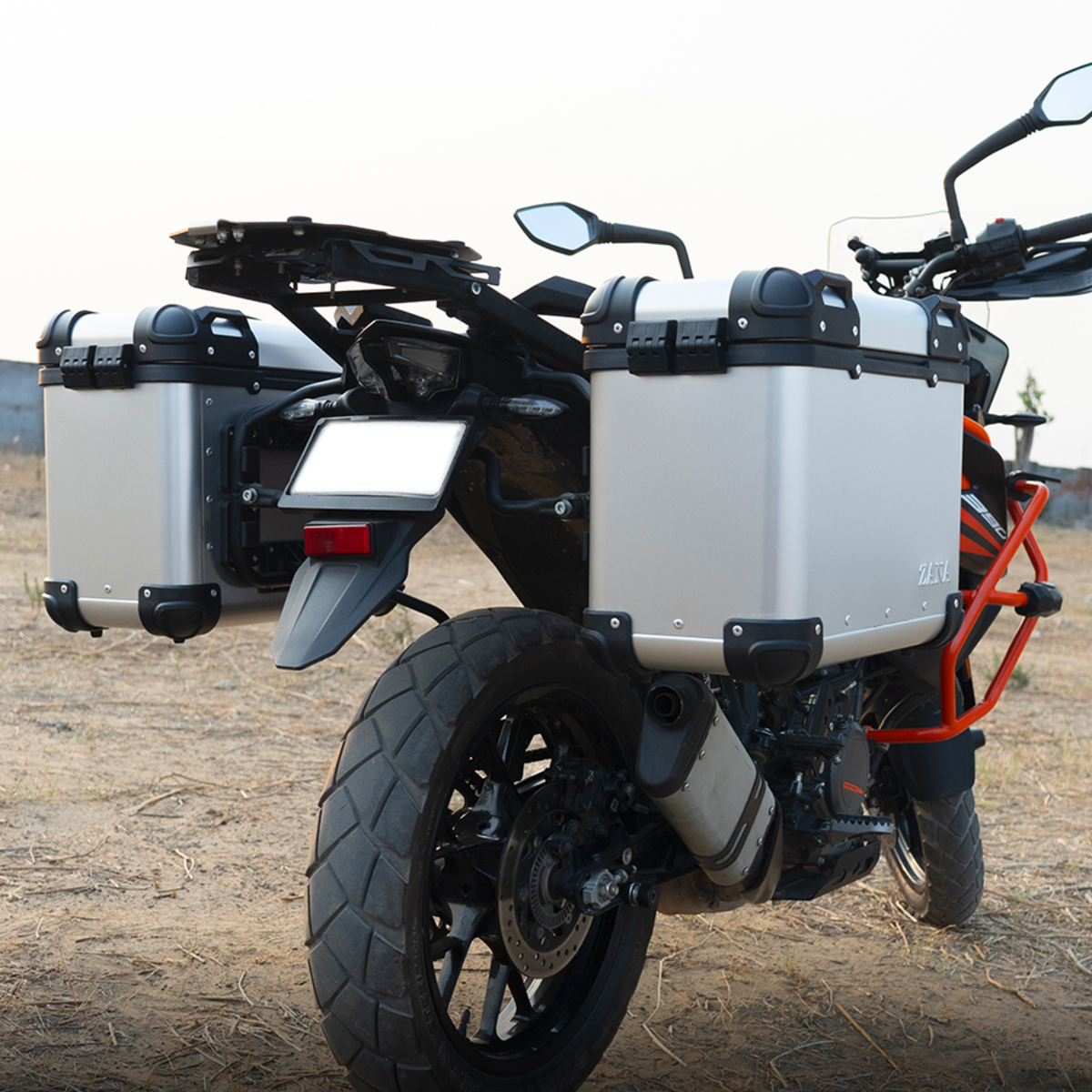 Zana KTM ADV 250/390 (2025) Aluminium R-Flat Pannier 36L - Silver - ZI-8491-RS - Zana