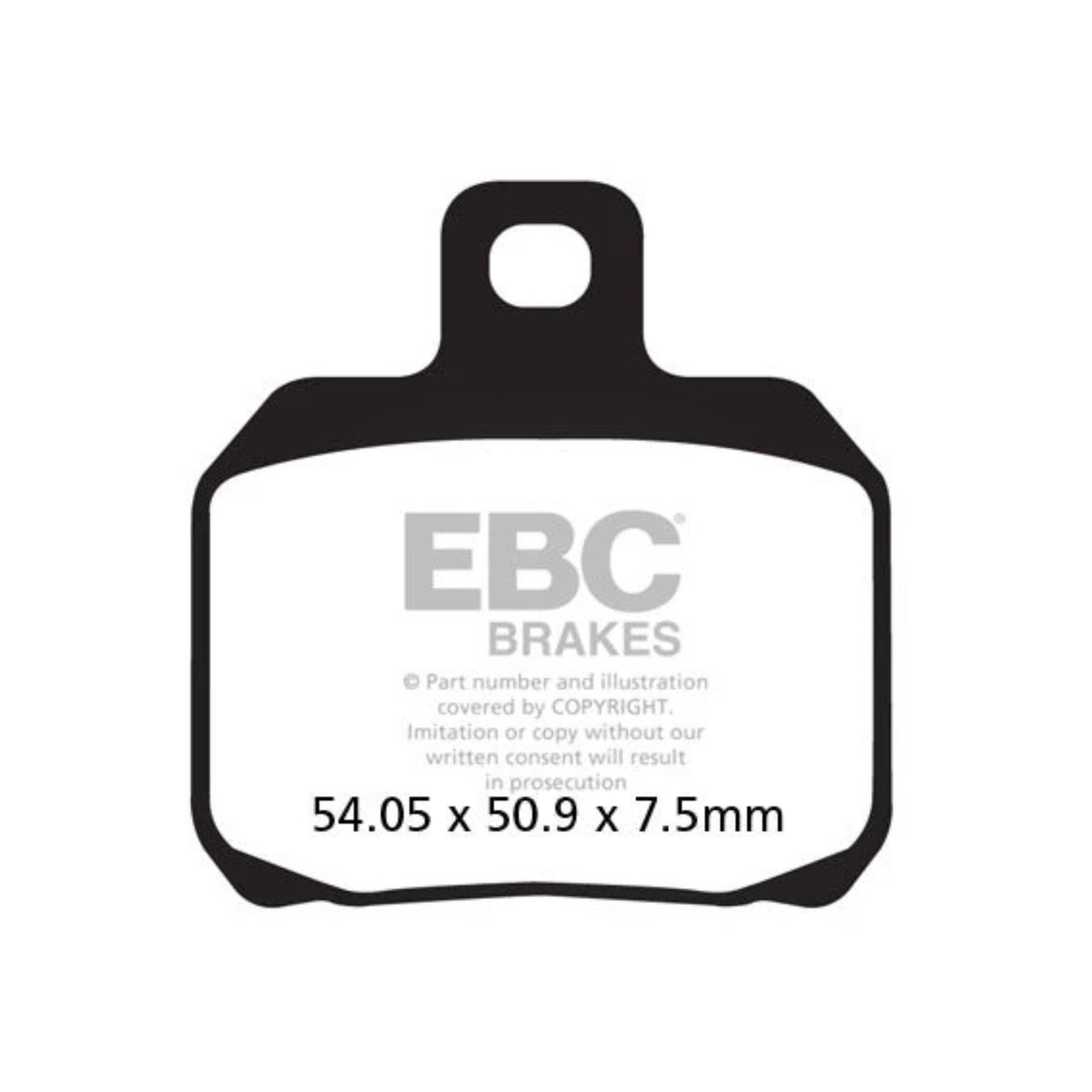 EBC Ducati Hypermotard 821 (2013-2015) Fully Sintered Brake Pads