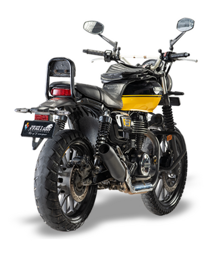 Silver Stallion Honda Drift CB 350 Rs Performance Exhaust System - Black Matt