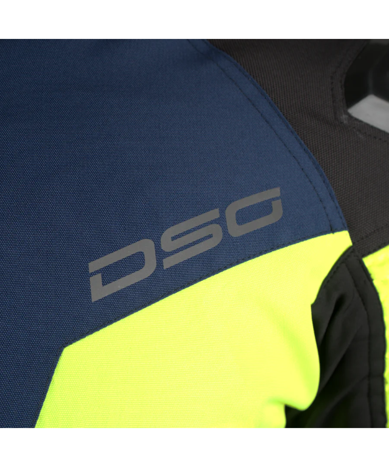 DSG Apex V2 Riding Jacket - Black Blue Yellow Fluo