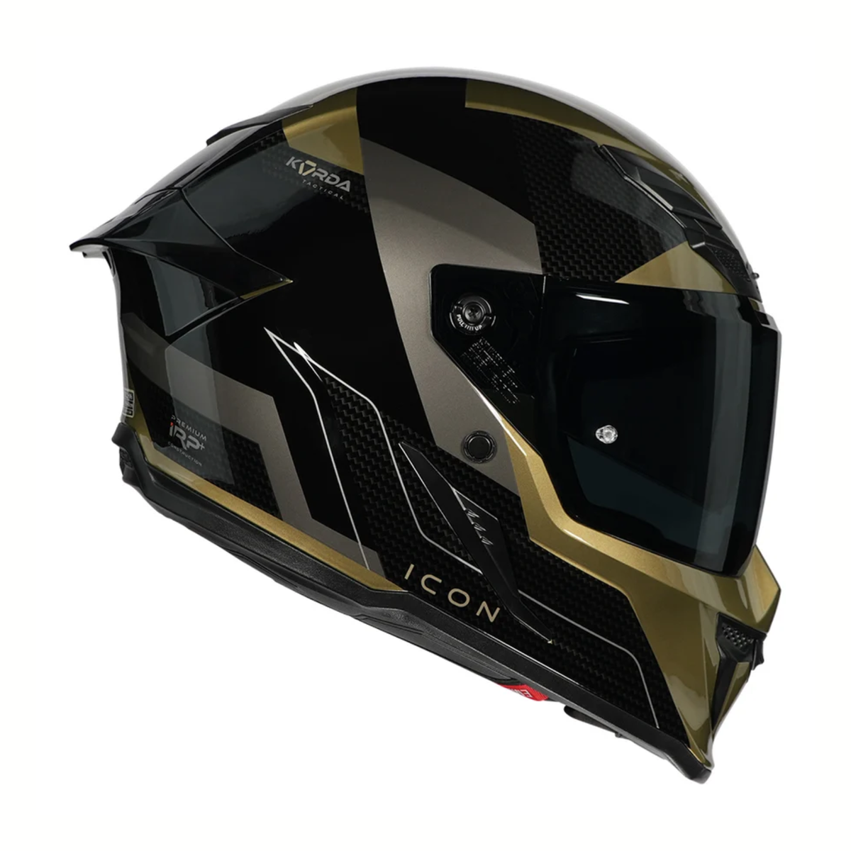 Korda Icon NYX Helmet - Gloss Black Gold