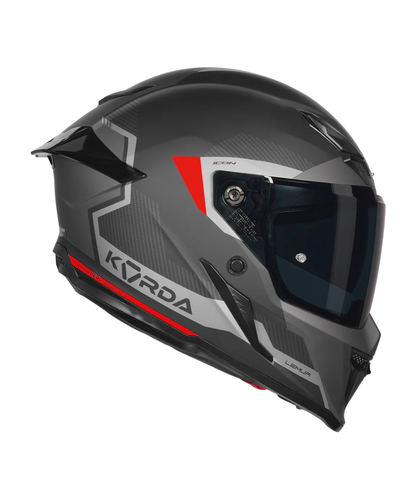 Korda Icon Lemur Helmet - Matt Red