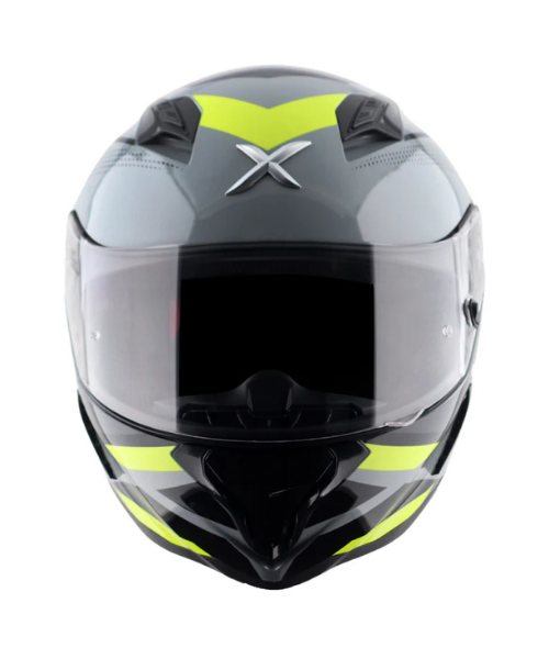 Axor Hunter Cornet Helmet - Gloss Nardo Grey Neon Yellow