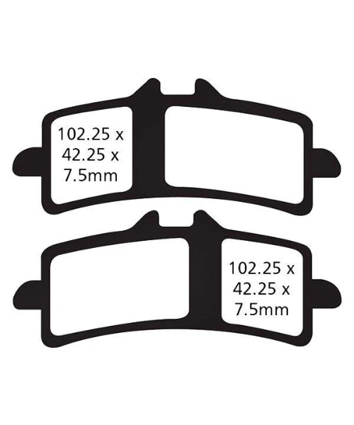 EBC Brake Pads - Double H Sintered Rear Brakes - FA447HH