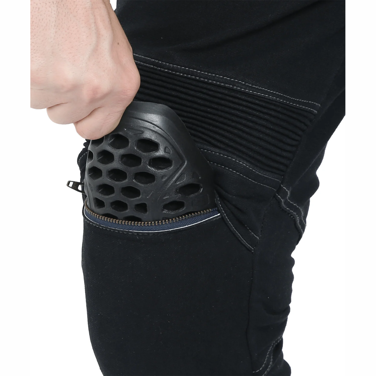 Solace Gravel Motorcycle Kevlar Denims with Level 2 Armour - Black