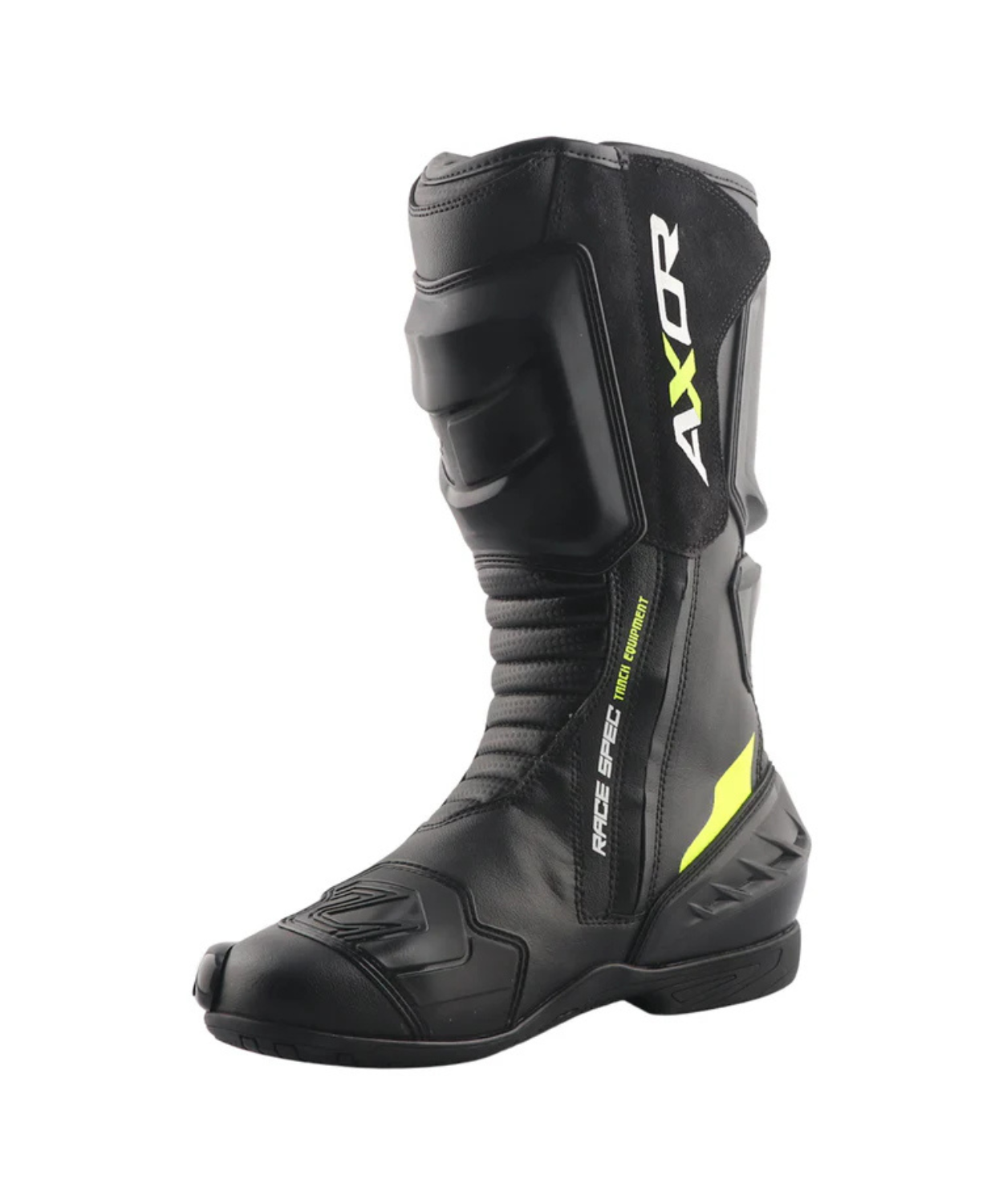 Axor Racer Tec Riding Boots - Black Neon Green