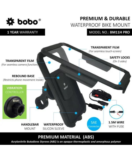 Buy BOBO Fully Waterproof Bike Phone Holder with Bikester Global Buy BOBO Fully Waterproof Bike Phone Holder with Bikester Global