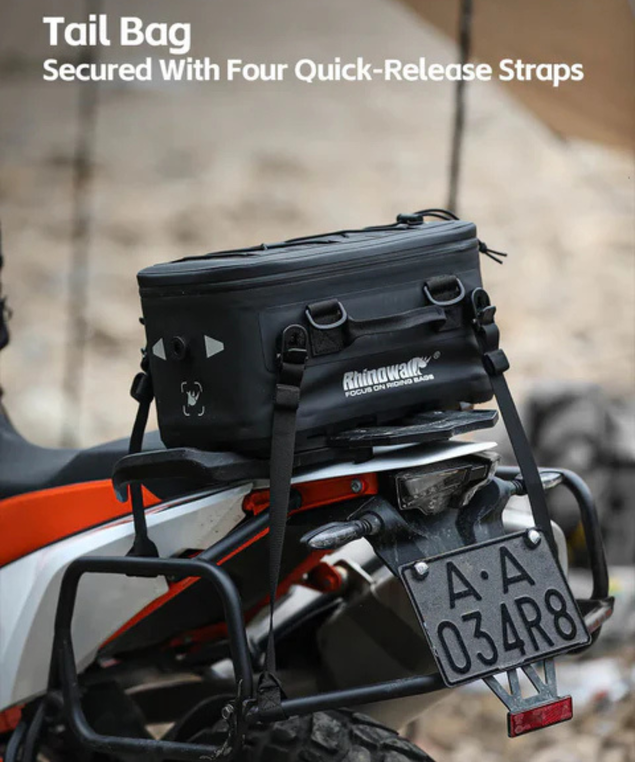 Rhinowalk Waterproof Extended Saddle Bag - MFT2306BK