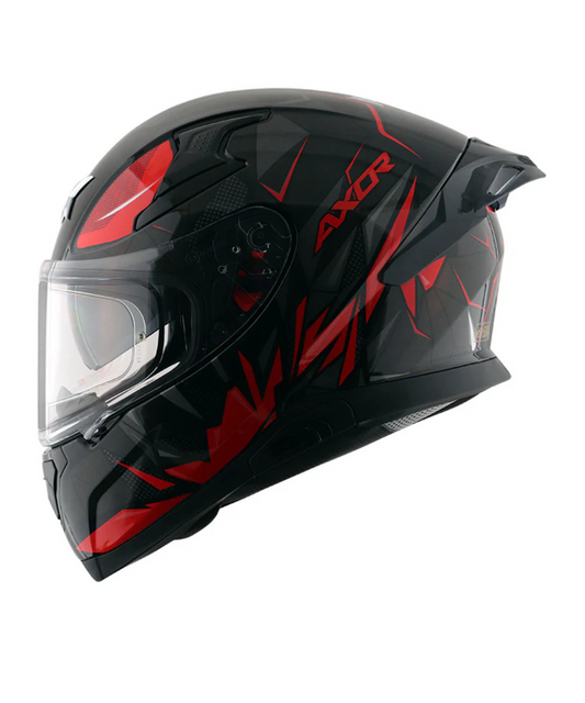 AXOR Apex Hunter D/V Helmet - Gloss Black Red