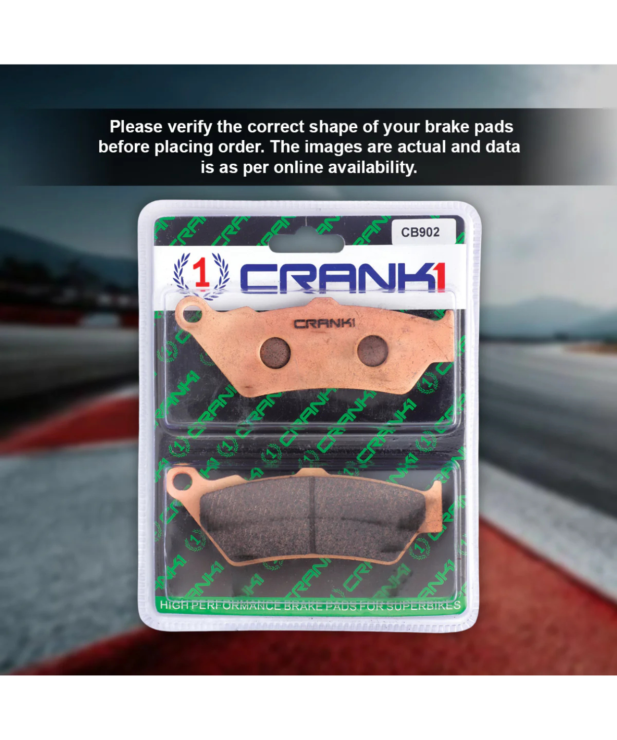 Crank1 KTM Adventure 390 (2025 Onwards) Sintered Brake Pads